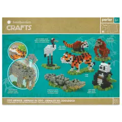 Perler Smithsonian Crafts Fused Bead Kit - Zoo Animals
