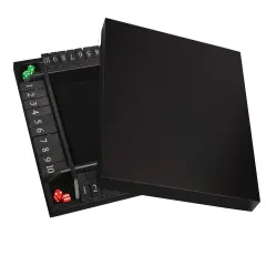 WE Games 4 Player 14 in. Shut The Box Board Game with Lid