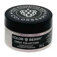 Colorberry Carat Collection Dry Resin Pigment - Moonstone Rose, 25 g, Jar