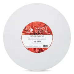Fredrix Profile Cotton Canvas - 12", Round