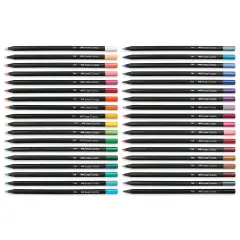 Faber-Castell Black Edition Colored Pencils - Assorted Colors, Set of 36