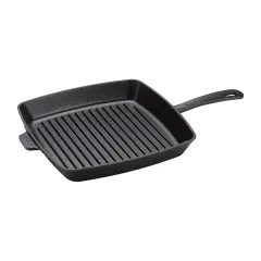 STAUB Cast Iron 12-inch Square Grill Pan