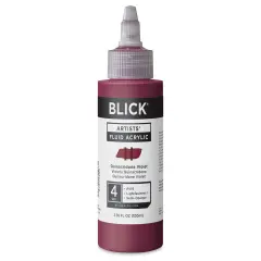 Blick Artists&rsquo; Fluid Acrylic - Quinacridone Violet, 100 ml