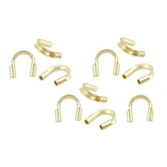 JewelrySupply Gold Filled Wire Protector Guard .021" Hole (Package of 10)