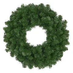 Northlight Deluxe Windsor Full Pine Artificial Christmas Wreath - 24" - Unlit Green