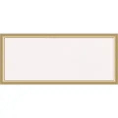 Florence Framed Corkboard, White Cork Gold