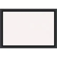 Nero Black Wood Framed Corkboard, White Cork