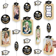 Big Dot of Happiness Law School Graduation Party Vertical Photo Garland 35 Pieces