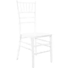 Emma and Oliver Wood Chiavari Chair White