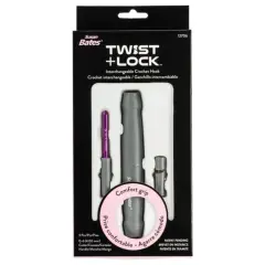 Susan Bates Twist + Lock Intchg Crochet Hook Starter Set-Size G6/4mm