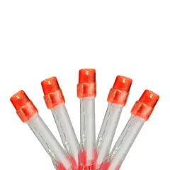 Brite Star LED Mini Christmas Light Set - Red Lights - 4.8 ft Solid Red Wire - 15ct