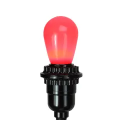 Northlight Opaque LED S14 Edison Style Christmas Replacement Bulbs - Multicolor - Pack of 25