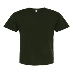 M&O&reg; Gold Soft Touch Crewneck Short Sleeve T-Shirt Forest green