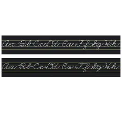 Alphabet Lines Black Traditional Cursive, Pack of 2