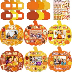 30 Packs Fall DIY Picture Frames Craft Kit