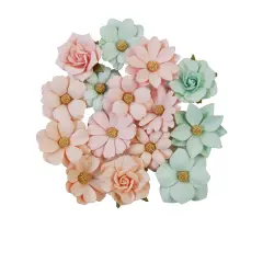 Miel Collection Flowers - Dulce Miel Collection - 15 Pcs, 1.5"