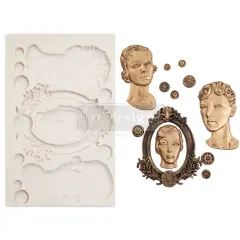Finnabair Moulds - Vintage Ladies - 1 pc, 5"x8"x8mm