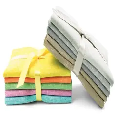 Fabric Editions Fabric Palette Assortment 18"X21" 5/Pkg-6 Designs - Textured 2