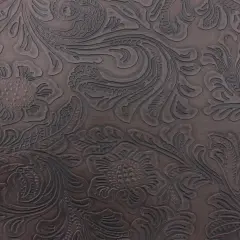 1 Yard Iridescent Faux Crocodile Vinyl Fabric For Upholstery Handbags Wallets Crafts 54 Inch Width Chocolate Brown