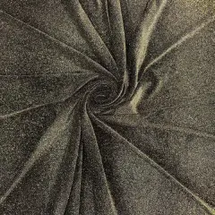 1 Yard Misty Glitter Velvet Fabric for Costumes Apparel Cosplay Dresses Crafts 60 Inches Width Black