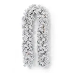 Christmas Flocked Winter Fir Garland