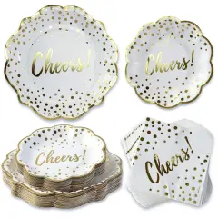 Kate Aspen Cheers 72 Piece Party Tableware Set (24 Guests)
