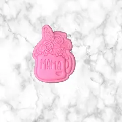 Mothers Day Mug Cookie Cutter and Stamp