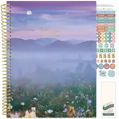 bloom daily planners 2025-26 Academic Planner, Soft Cover, 8.5" x 11", Mystical Mountains