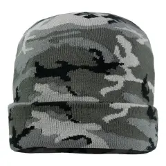 Sportsman&reg; Solid Cuffed Beanie Grey Camo