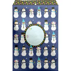 Pack/6: Snowman Party Theme Mailing Envelope - 9 x 1/2 x 12"