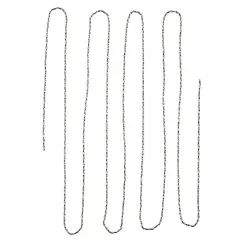 John Bead 1m Stainless Steel Oval Chain with 1mm Links