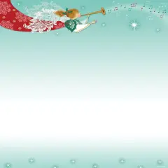 Great Papers! Holiday Stationery Letterhead, Herald Angel, 8.5"x11", Printer Friendly, 80 sheets