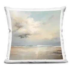 Stupell Industries Tranquil Blue Shores Indoor Pillow, 18 x 7 x 18