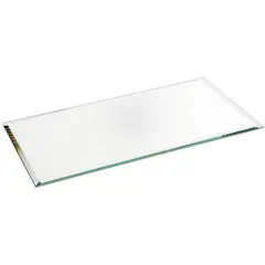 Plymor 4" x 8" Rectangle, 3mm Thick Beveled Glass Mirror
