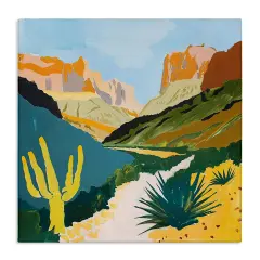 Stupell Industries Modern Arid Canyon Scenery Canvas By Walker Noble