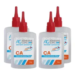 ADHESIVE GURU AG220G CA Glue 1.7 oz. Super Glue Wood Working DIY Craft, Multi-Purpose Clear Adhesive