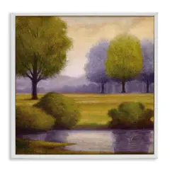 Stupell Industries Lavender Sunrise Countryside Framed Giclee By Gregory Williams