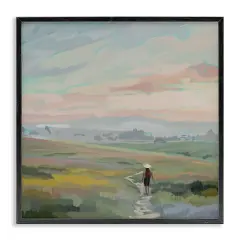 Stupell Industries California Hike Pastel Skies Framed Giclee By Amelia Noyes