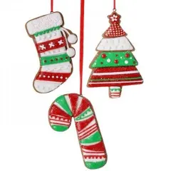5" Claydough Cookie Ornament (Asst 3)