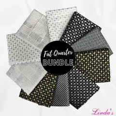 Whispers Metallic Fat Quarter Bundle - Set of 10