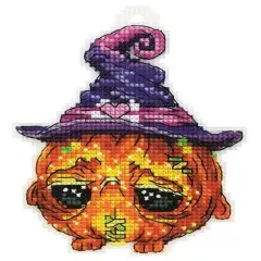 PumpkinCounted cross stitch kit 8070A