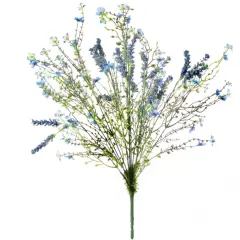 18" Baby's Breath & Lavender Filler Bush: Blue