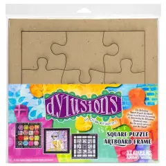 Dyan Reaveley's Dylusions Square Puzzle Frame-Chipboard
