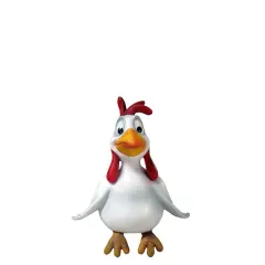 Funny Comic Chicken Statue