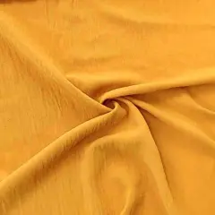 1 Yard Air Flow Solid Dark Mustard Fabric 100% Polyester, 58/60" Wide