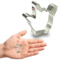 Hand Love Sign Cookie Cutter 2 Pc Set. USA Tin Plate Steel - By CookieCutter.Com