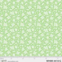 Green Whimsy Mod Swoop 44"/45" Fabric Per Yard
