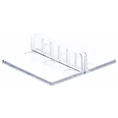 Plymor Clear Plastic Economy Pinch-Style Sign Clip Display, 2" W x 2" D x .5" H