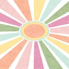 Sun Rays Landscape Canvas Diamond Painting Kit