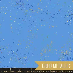 Speckled in Metallic Lindley Blue (rs5027 127m) | Speckled | Rashida Coleman Hale | Ruby Star Society